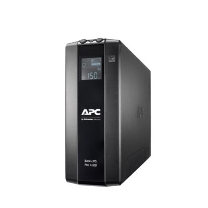 Непрекъсваем ТЗИ APC Back UPS Pro BR 1600VA, 8 Outlets, AVR, LCD Interface + APC Essential SurgeArrest 1 Outlet 230V, 2 Port USB Charger, Germany