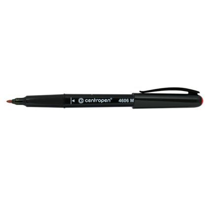 Перманентен маркер за CD/DVD/BD Centropen 4606 M 1.0 mm Червен