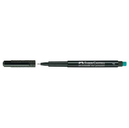 Универсален перманентен OHP маркер Faber-Castell 1513 F 0.6 mm Черен