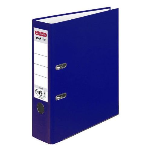 Класьор Herlitz Max PP, метален кант, A4 8 cm Син