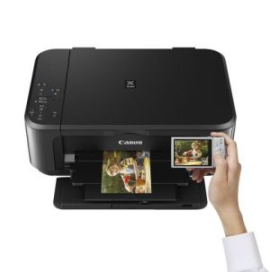 Мастилоструйно многофункционално устройство Canon PIXMA MG3650S All-In-One, Black + Canon Photo Cube and Frame + PP-201 5x5” Photo Paper Plus Glossy II (40 sheets) - Creative Pack, Pink