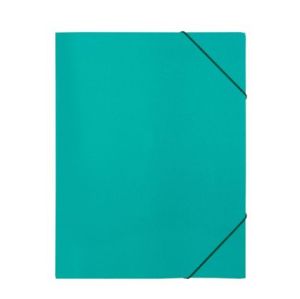 Папка с три капака и ластик Standard Картон, А4 Зелена