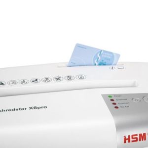 Шредер HSM Shredstar X6 Pro 6 листа, 20 l