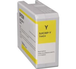 Консуматив Epson SJIC36P(Y): Ink cartridge for ColorWorks C6500/C6000 (Yellow)