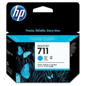 Консуматив HP 711 3-pack 29-ml Cyan Ink Cartridges