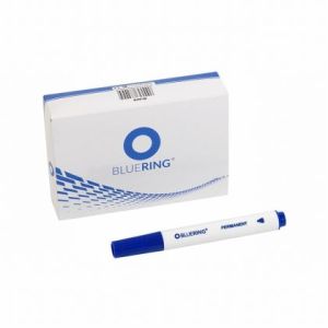 Перманентен маркер Bluering Объл връх 2-5 mm Син