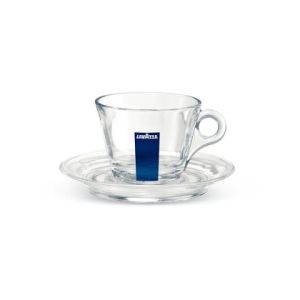 Стъклени чаши с чинийки Lavazza Glass Collection Cappuccino 6 бр.