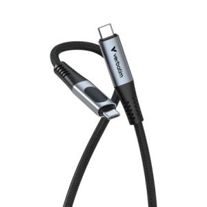 Кабел Verbatim Sync & Charge USB C to USB C 100W Display 120 cm