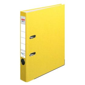 Класьор Herlitz Max PP, метален кант, A4 5 cm Жълт