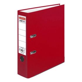 Класьор Herlitz Max PP, метален кант, A4 8 cm Червен