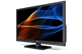 Телевизор Sharp 24EA3E, 24" LED HD TV 1366x768, 100 000:1, DVB-T/T2/C/S/S2, Active Motion 100, Speaker 2x5W (4 ohm), Dolby Digital, 2xHDMI, SCART, 3.5mm Headphone jack / line-out, USB, Bluetooth, Hotel Mode, Stand