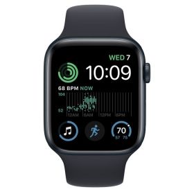 Часовник Apple Watch SE2 GPS 44mm Midnight Aluminium Case with Midnight Sport Band - Regular